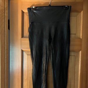 Spanx Faux Leather Leggings - Size L